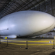 Hybrid Air Vehicle’s Airlander aircraft, pictured here in an airship shed in Cardington, England, in 2010.